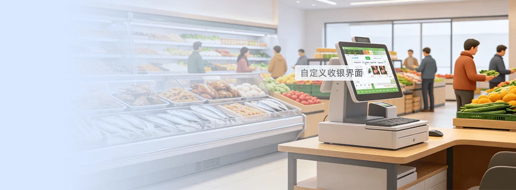 自定义可视化收银界面